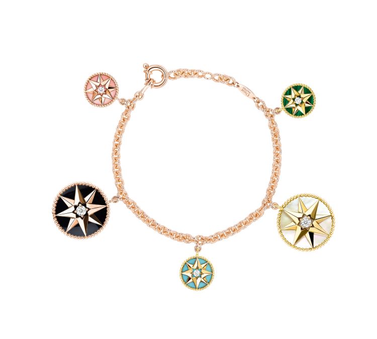 Dior Rose des Vents charm bracelet