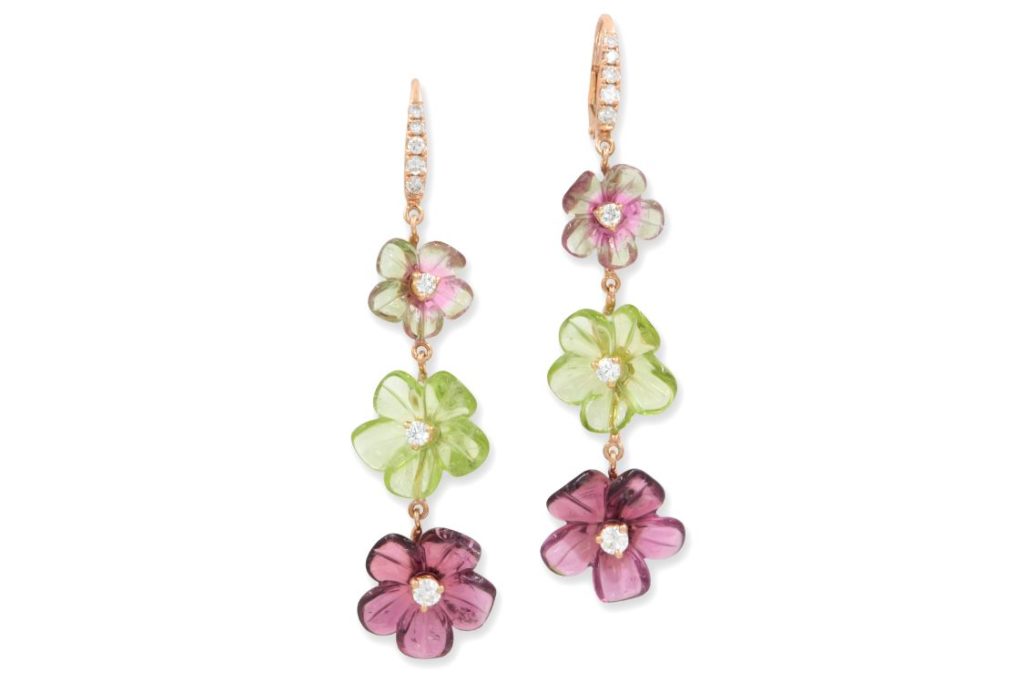 Rina Limor Fine Jewelry floral earrings 