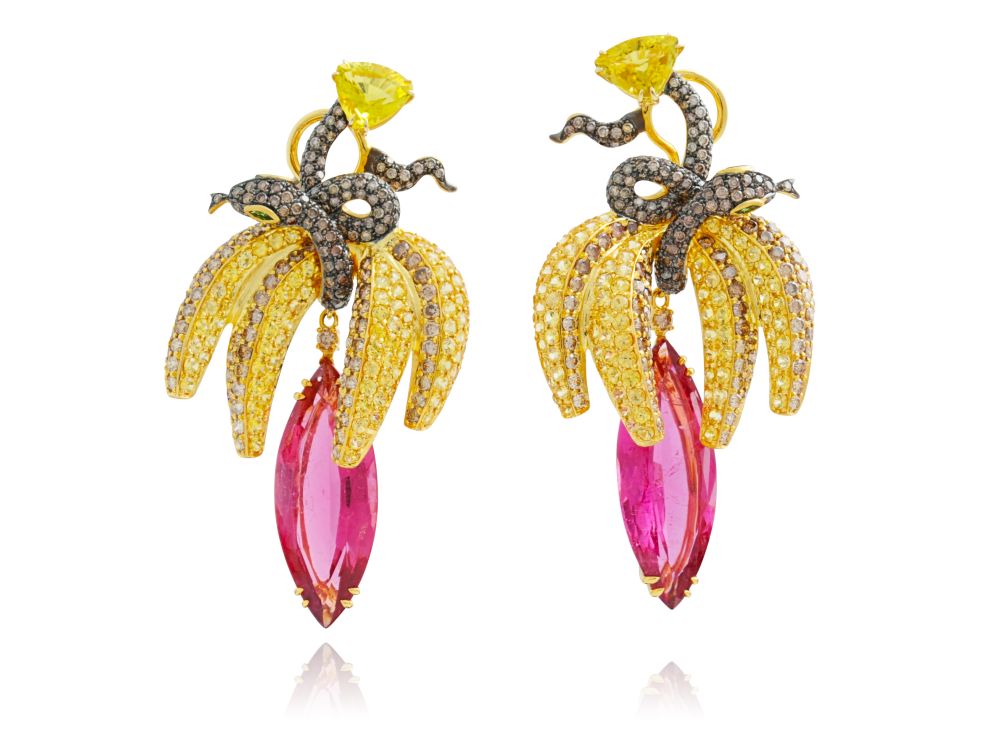 Lydia Courteille Fruits of My Passion earrings