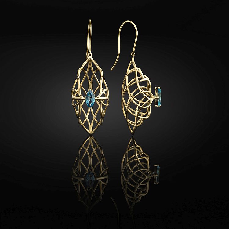 Sara Peymanpour Noor earrings