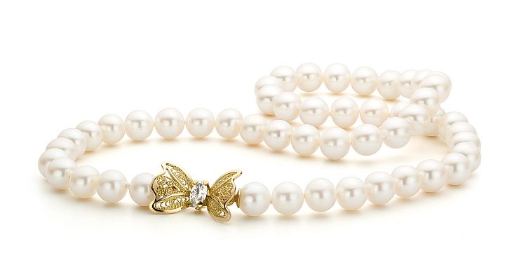 Amma Jewelry filigree pearl neckace 