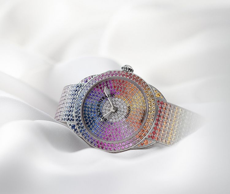 Piccadilly Renaissance Ballerina Rainbow watch by Backes & Strauss.