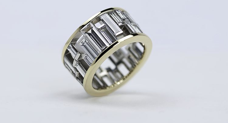 Ming Jewellery Baguette City ring. 