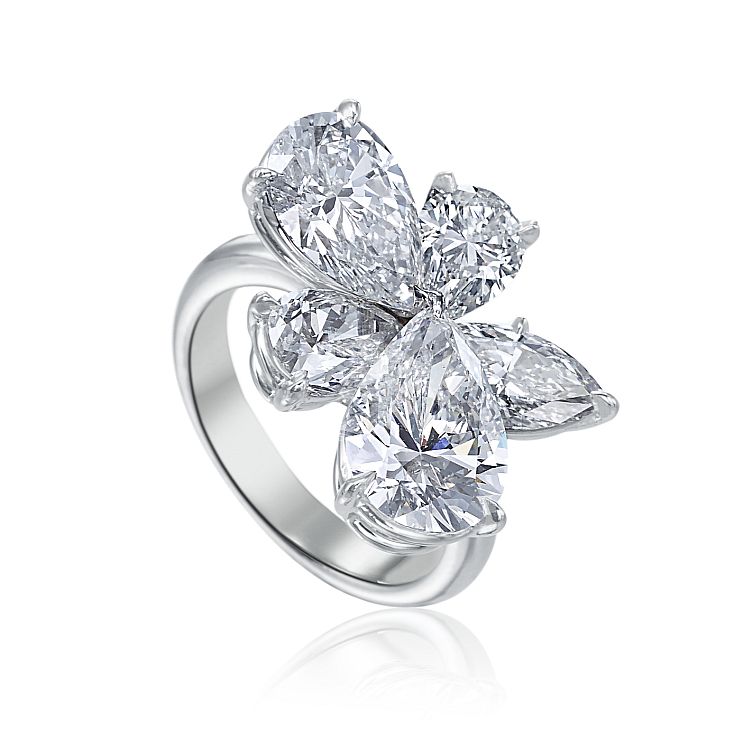 Stephen Silver diamond engagement ring. 