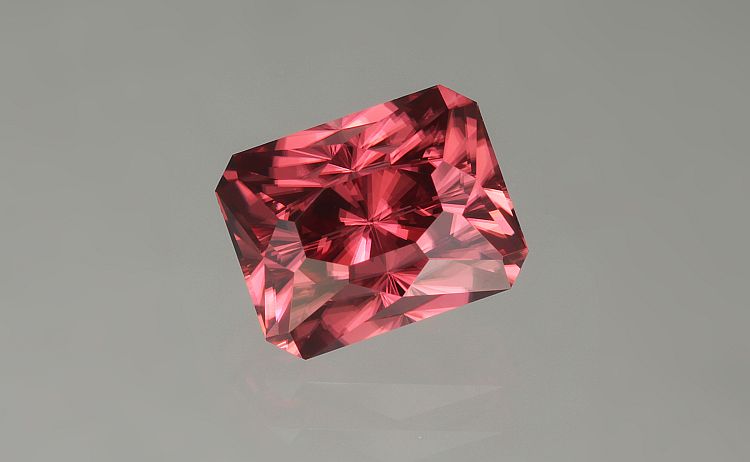 5.46-carat Regal Radiant Sherry zircon (heated) cut by John Dyer & Co.