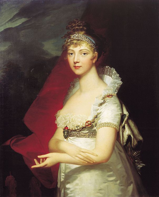 Empress Elizabeth Alekseevna, JeanLaurent Mosnier, 1805. Even though Alexander I ultimately became his enemy, Russians enthusiastically adopted Napoleon’s Empire style during the tsar’s reign. Image: Wikimedia Commons. 