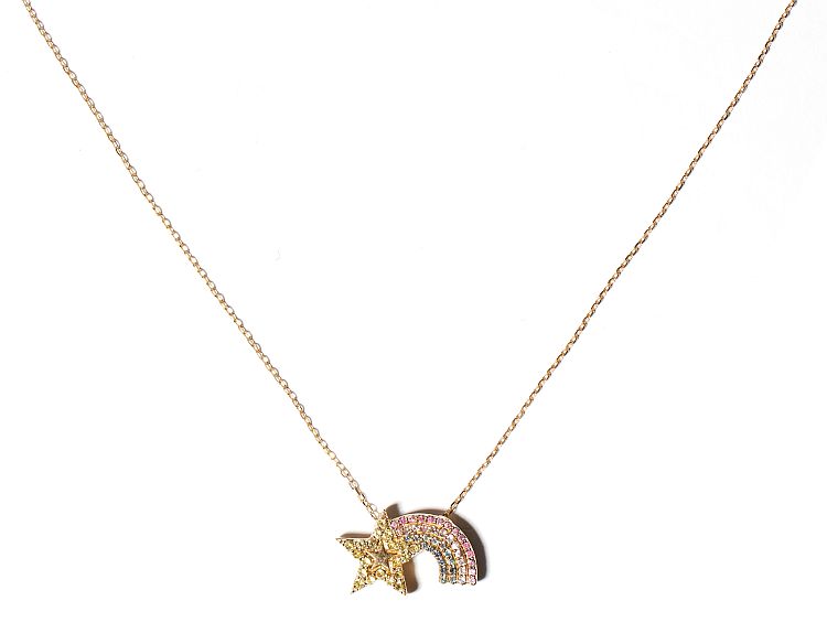 Campbell + Charlotte Juju Shooting Star charm necklace. 