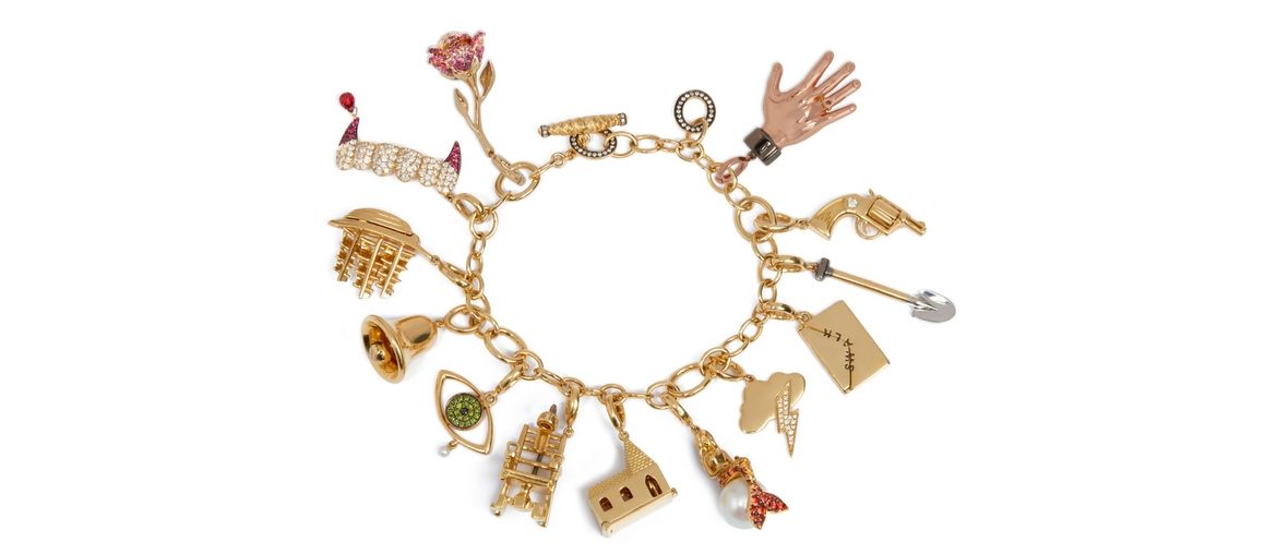The Vampire's Wife x Annoushka. 18-karat gold charm bracelet.