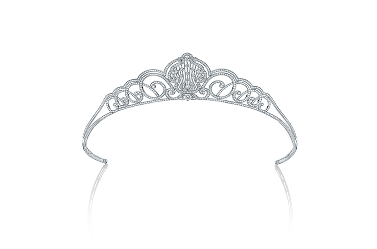 arrard’s latest Princess Tiara collection takes inspiration from the layouts of Britain’s royal gardens.  