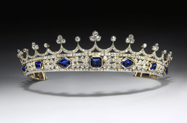 Queen Victoria's diamond and sapphire coronet