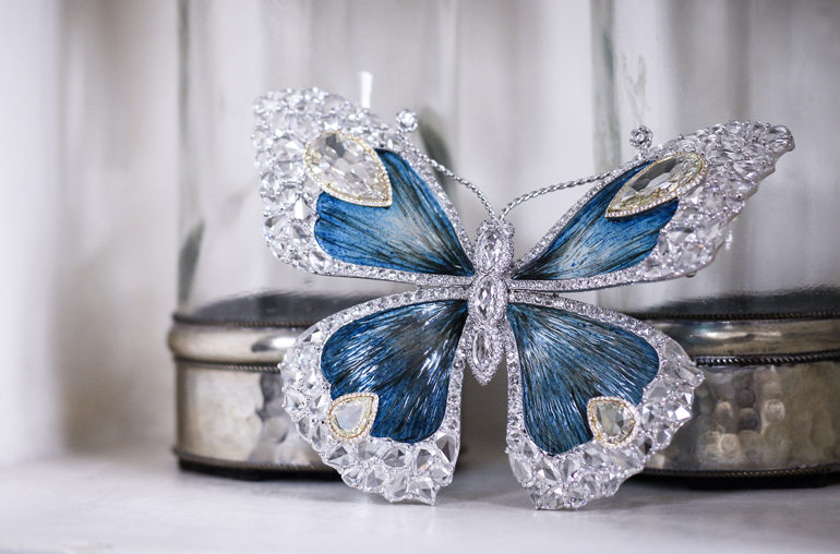 brooch from Busatti's Signature Butterfly necklace