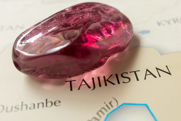 Tumbled spinel from Tajikistan by Tank Fine Gems. Photo by Richa Goyal Sikri
