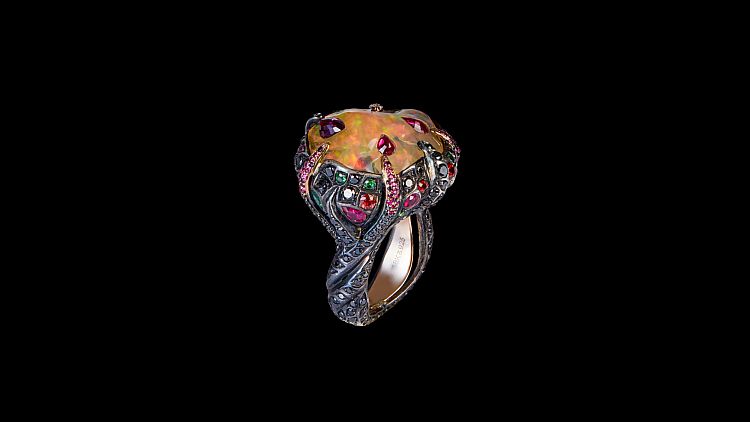 Castro opal ring. anel Opal.
