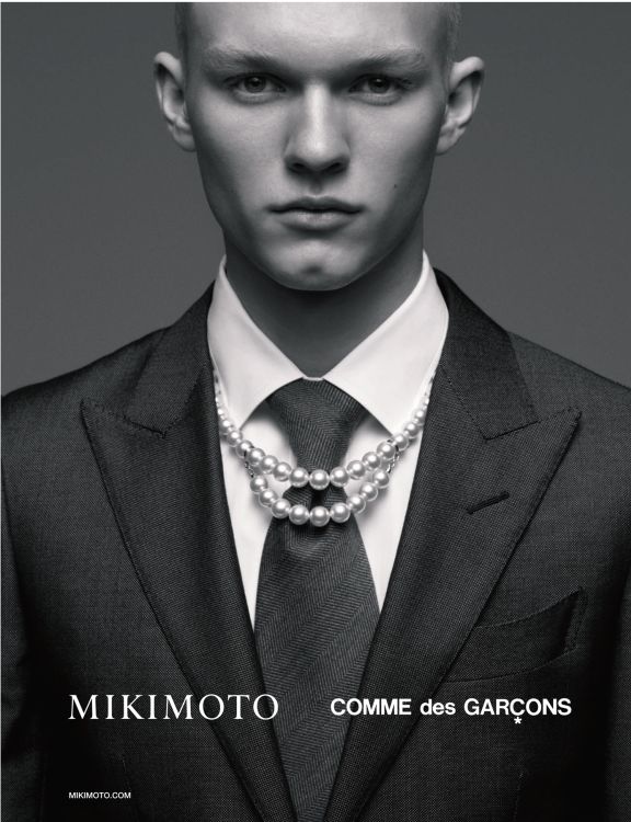 Mikimoto x Comme des Garcons campaign. 