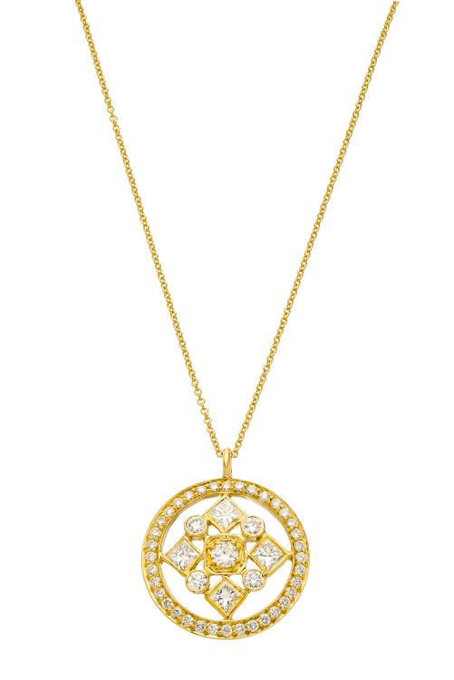 Art Deco inspired pendant from Sethi Couture