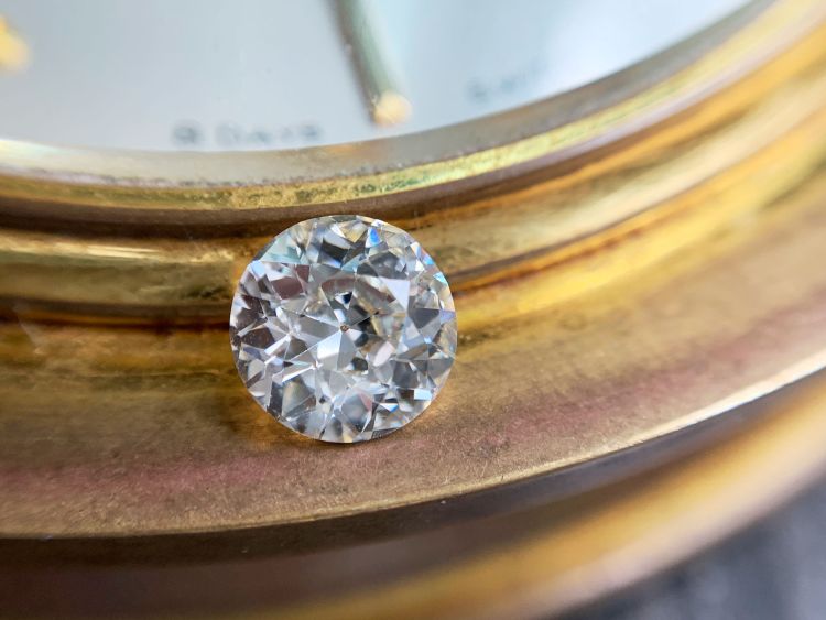 European-cut, 1.42-carat diamond. Photo: Bernard Nacht & Company/Under the Crown.