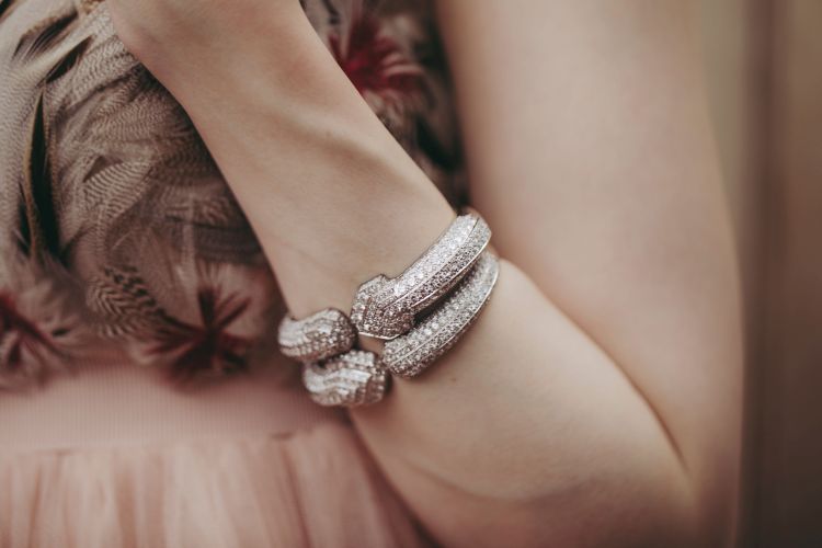David Webb hinged diamond bracelets. Photo: Tiina Smith Jewelry.