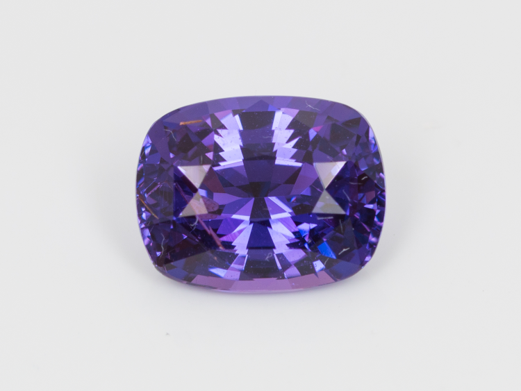 4.00ct Sri Lankan Purple Sapphire cushion – unheated; faceted by Roger Dery.