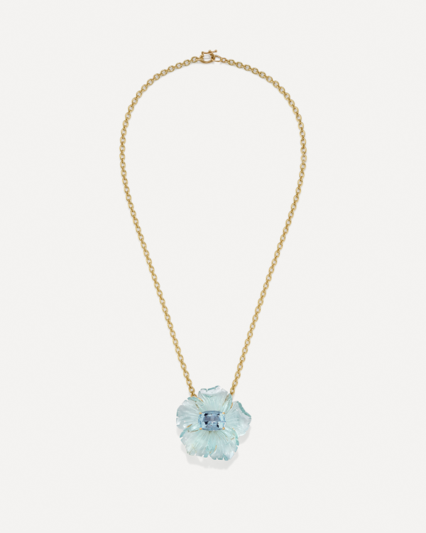 9ct Gold Aquamarine & Diamond in Blue | Prouds