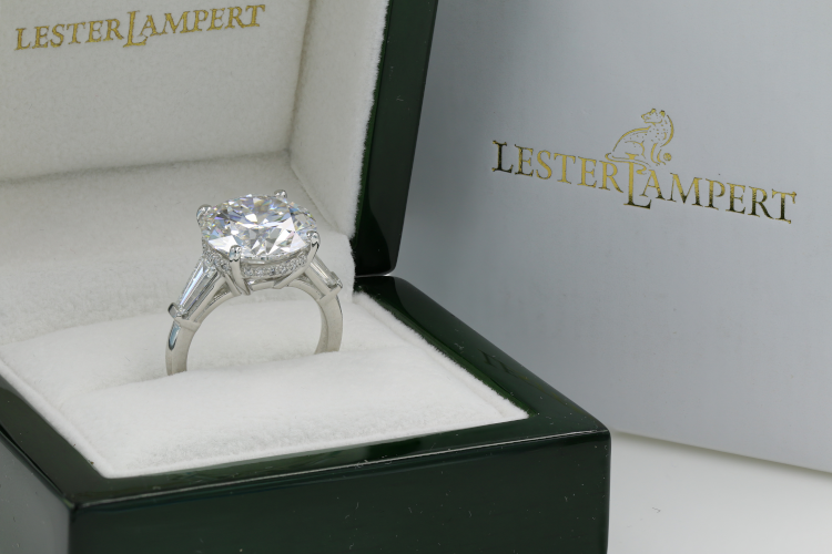 Lester Lampert 7-carat diamond engagement ring. (Lester Lampert)