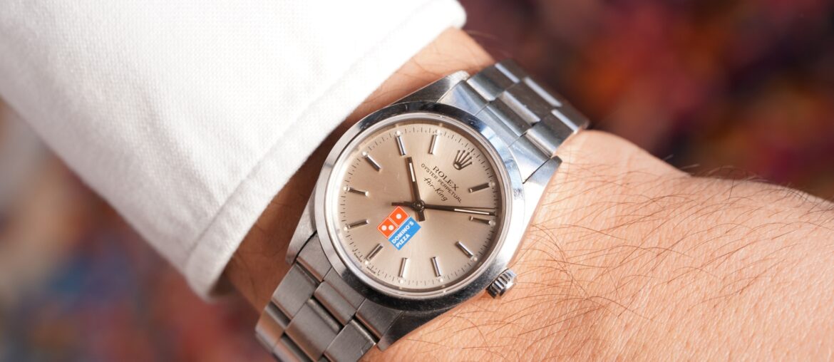 Dominos Pizza Rolex from Eric Wind. (Wind Vintage)