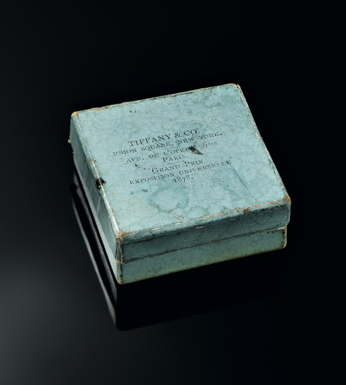A Tiffany & Co. box, circa 1878-1883. (Tiffany & Co./Thomas Milewski) 