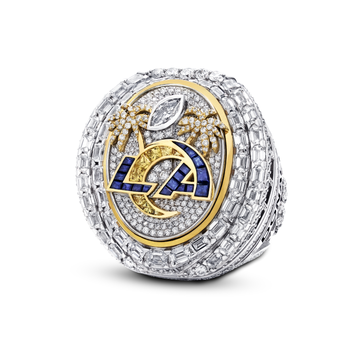 The Los Angeles Rams ring was a collaborative effort between players, team leadership and Jason of Beverly Hills. (Jason of Beverly Hills)