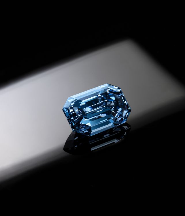 De Beers Cullinan Blue Diamond. (Sotheby's)