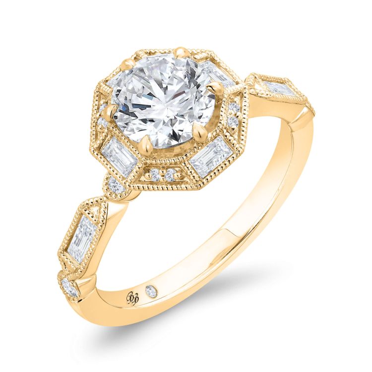 Ben Bridge diamond ring in 18-karat yellow gold (Ben Bridge)