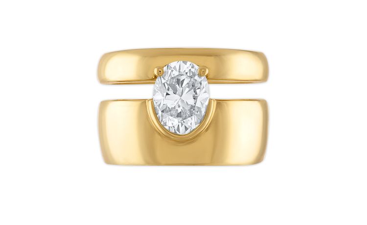 Markie diamond ring by Jade Ruzzo in 18-karat gold. (Jade Ruzzo)
