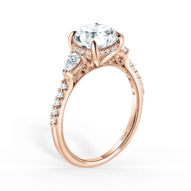 Kirk Kara diamond engagement ring in rose gold (Kirk Kara)