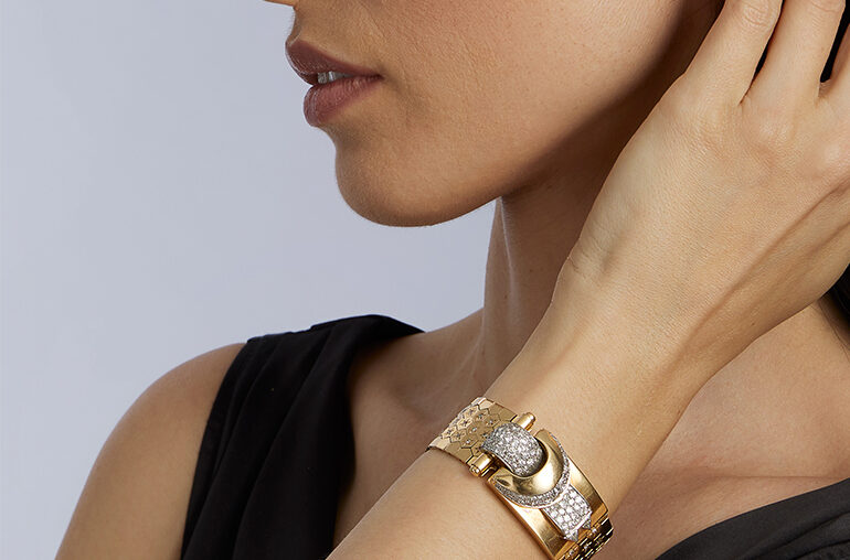 Macklowe Gallery’s Van Cleef & Arpels Ludo Hexagone Bracelet Watch