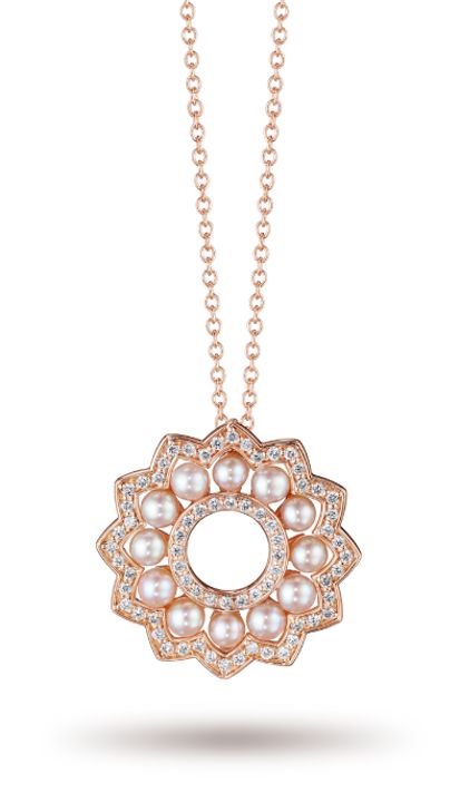 Verragio Belle pearl and diamond pendant. (Verragio)